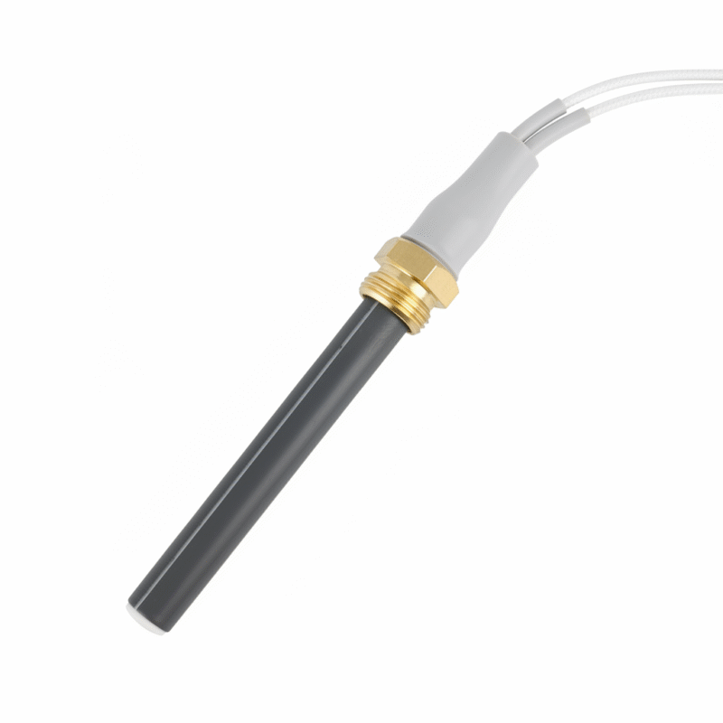 bougie céramique 89 mm sous écrou -poêle granulés