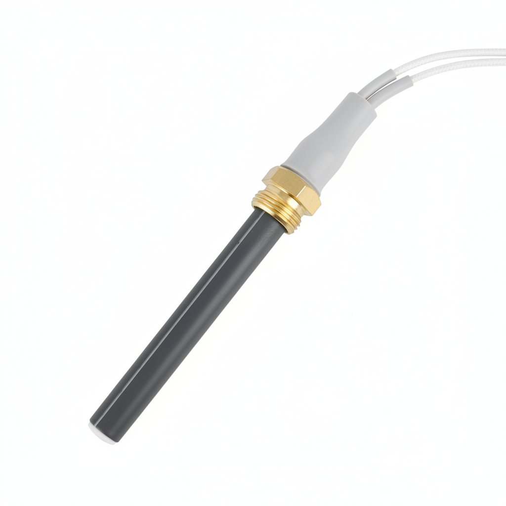 bougie céramique 89 mm sous écrou -poêle granulés